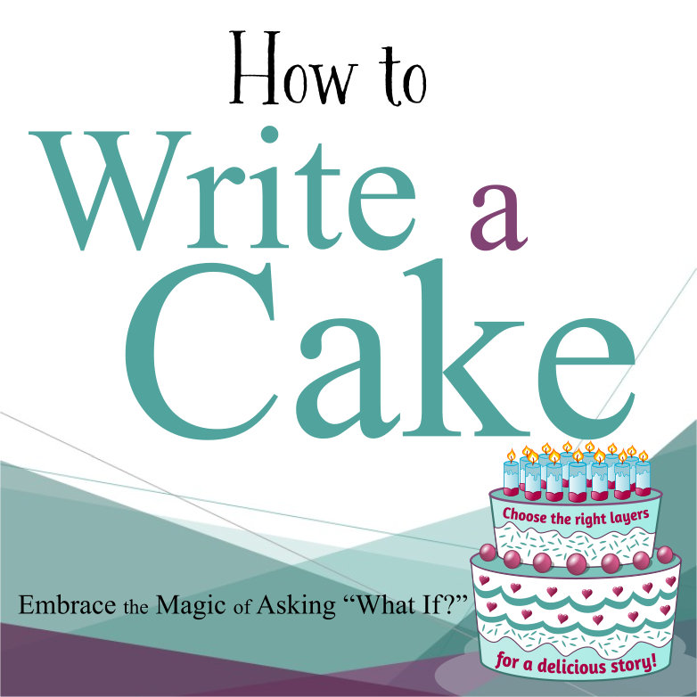 How to Write a Cake with a drawing of a decorated 2 layer birthday cake