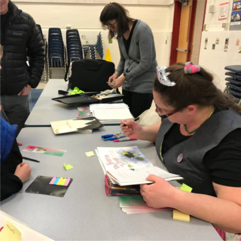 Book Signing at Freedom Hill Elementary School's Read Across America Night