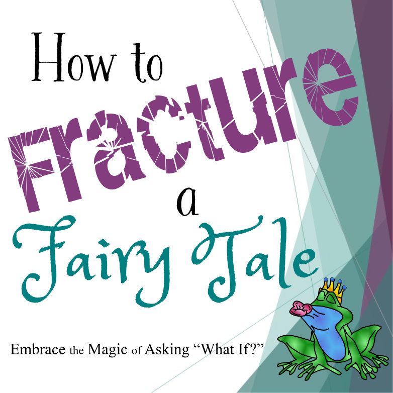 How to Fracture a Fairy Tale with a cartoon frog prince puckered up for a kiss