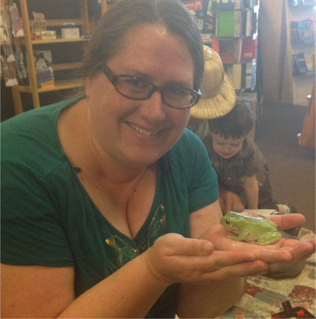 Bookworks Big on Animals! Frogs event June 26, 2015