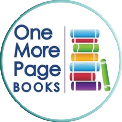 One More Page bookstore logo